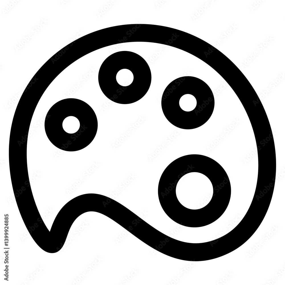 Fototapeta premium paint palette