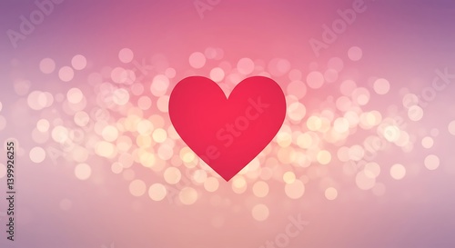 Heartlight's Gentle Glow AI Generated