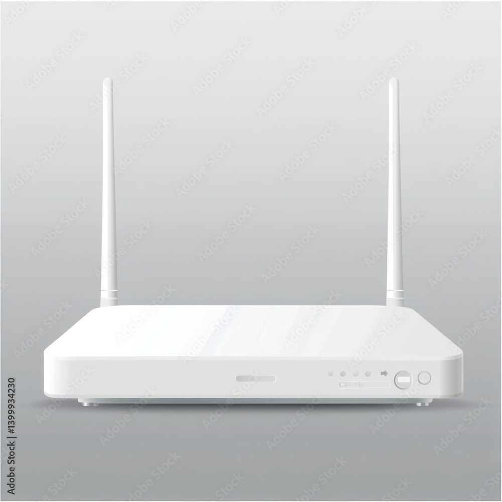 wireless router on white background wireless router on white background