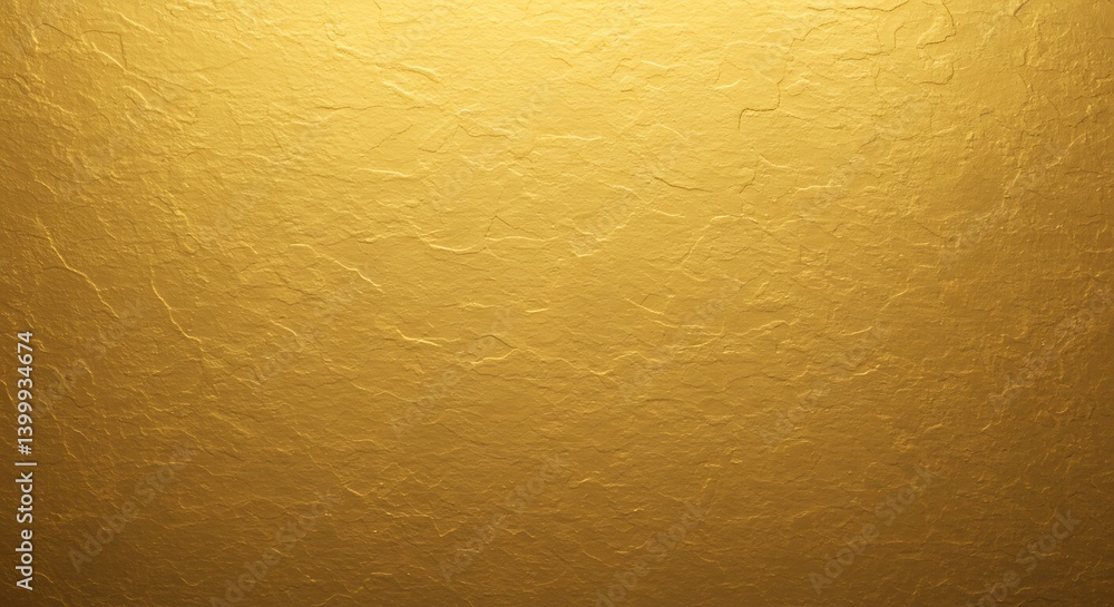 Naklejka premium Golden Undulation AI Generated