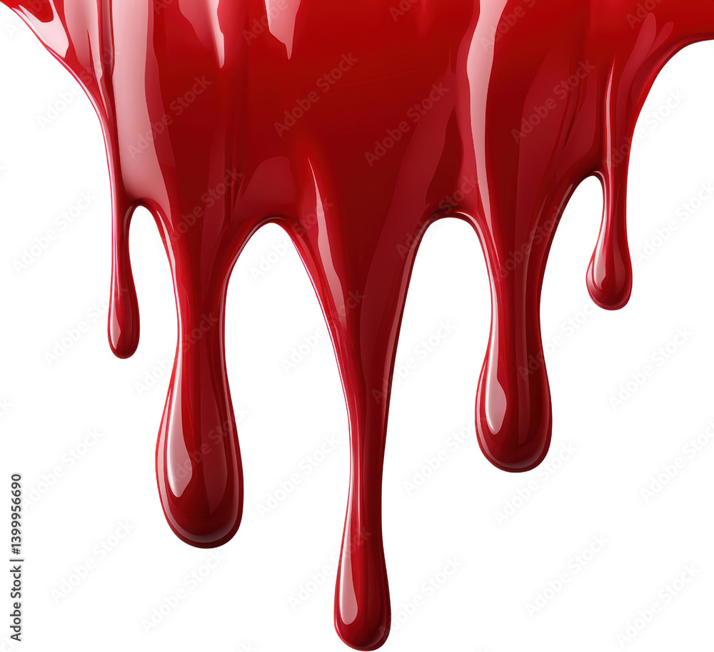 Abstract Red Glossy Paint Dripping Down Liquid Texture Background Abstract Red Glossy Paint Dripping Down Liquid Texture Background