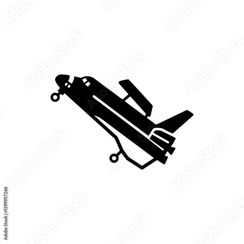 Space Shuttle Landing Gear Out Ready to Land