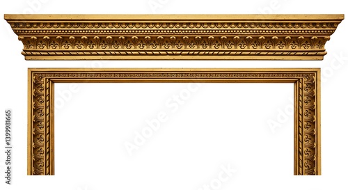 Gilded Grandeur: Architectural Ornament AI Generated