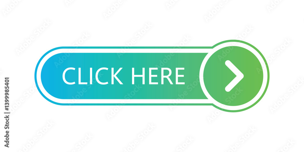 Click here banner icon in flat style. Ecommerce vector illustration on isolated background. Shopping button sign business concept. Click here banner icon in flat style. Ecommerce vector illustration on isolated background. Shopping button sign business concept.
