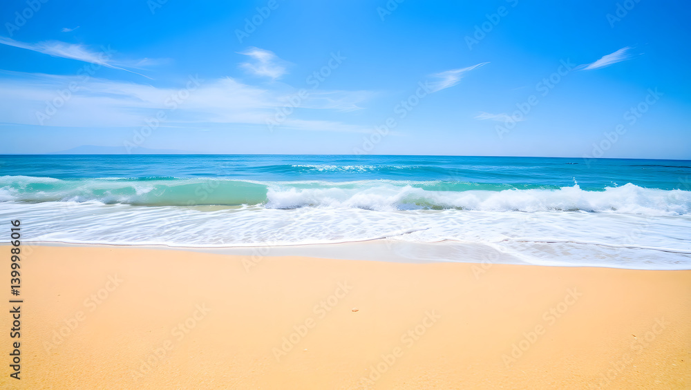 A breathtaking sandy beach A breathtaking sandy beach
