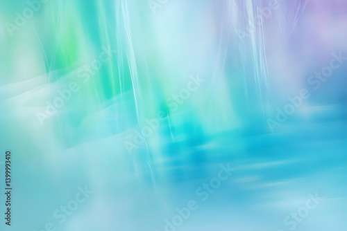 A soft  ethereal abstract background in shades of light teal and aqua.