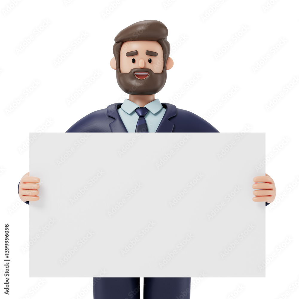 3D people holding an empty white board for insert a concept.3d rendering,conceptual image. isolated on white background. 3D people holding an empty white board for insert a concept.3d rendering,conceptual image. isolated on white background.