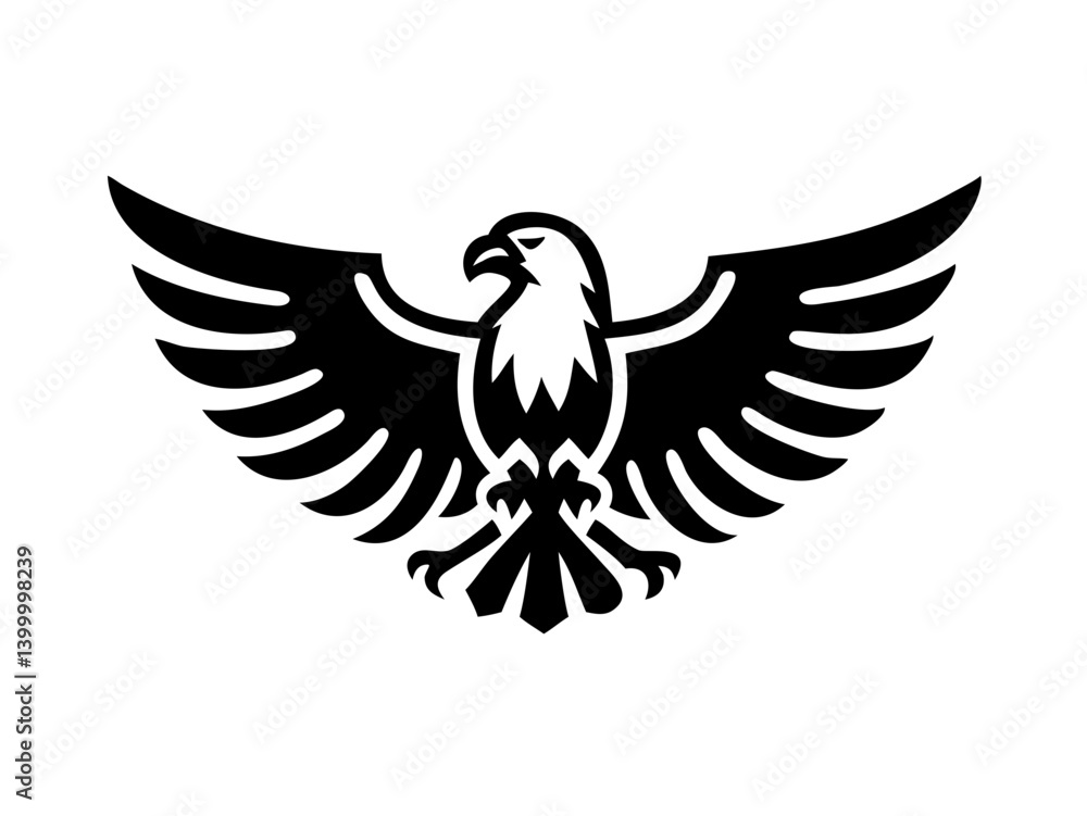 Fototapeta premium for eagle logo vector design 