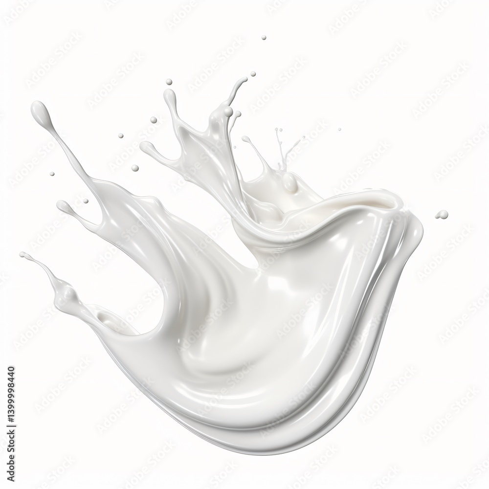 Milk Splash: A dynamic image capturing the graceful motion of a milk splash, showcasing its fluid elegance and pristine nature. Milk Splash: A dynamic image capturing the graceful motion of a milk splash, showcasing its fluid elegance and pristine nature.