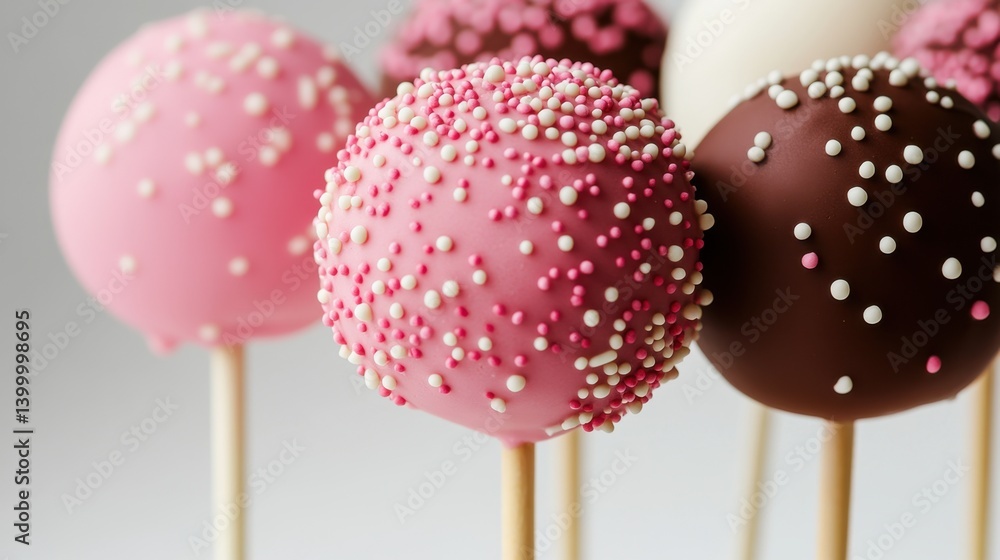 Sprinkled cake pops Sprinkled cake pops