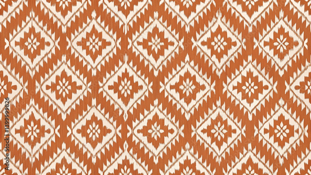 Ikat Fabric Pattern Minimal seamless Vector Ikat Fabric Pattern Minimal seamless Vector