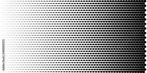 Connected circles, metaball stippled organic pattern. Pixel dot background. Abstract geometric shape texture. Digital line grid of dissolved mosaic transform particle technology. Gradient noise effect