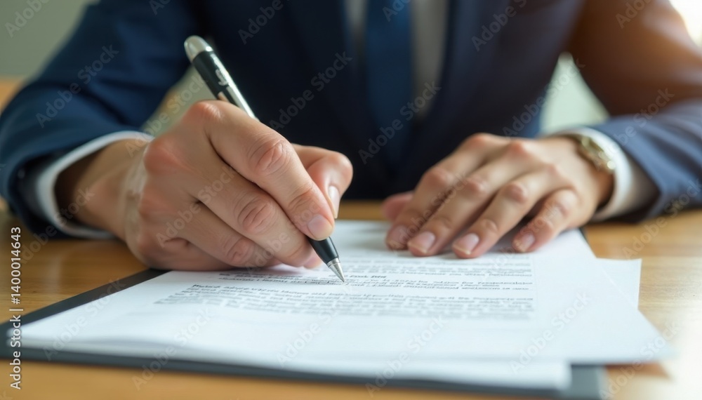 Home buyer insurance approval document signing with house model and key , agreement, signing, sale Home buyer insurance approval document signing with house model and key , agreement, signing, sale