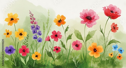 Whispers of Wild Blooms AI Generated