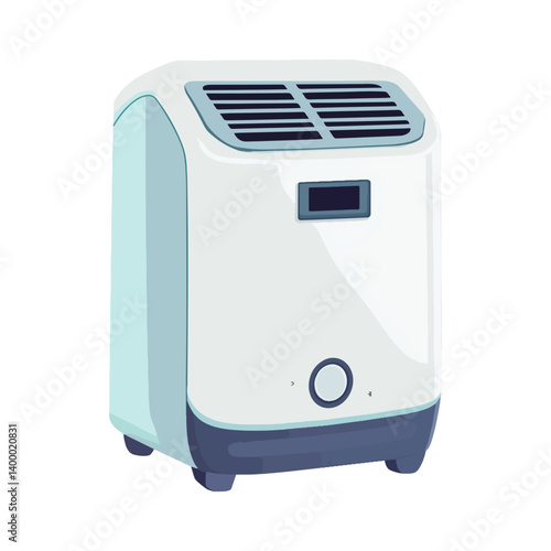 Dehumidifier, machine, vector, transparent background
