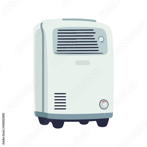 Dehumidifier, machine, vector, transparent background