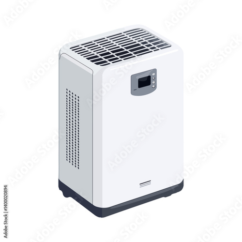 Dehumidifier, machine, vector, transparent background