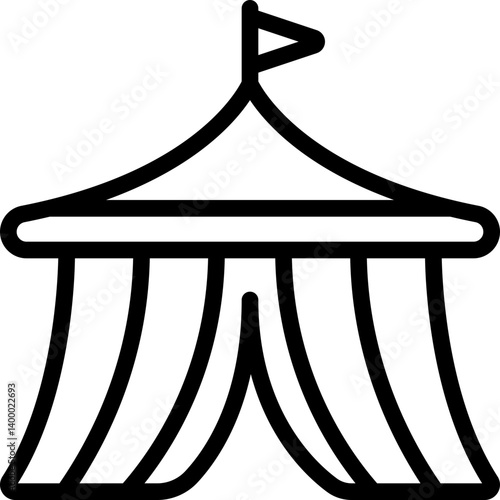 Circus Tent Icon
