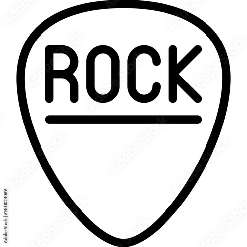 Rock Plectrum Icon