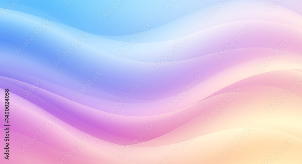 Pastel Wave Dreams AI Generated Pastel Wave Dreams AI Generated