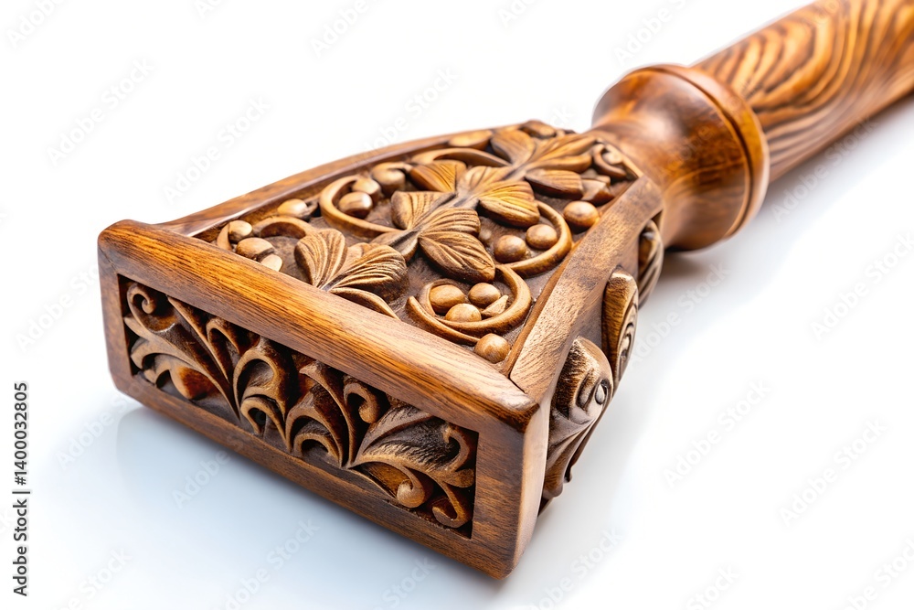 Antique Wooden Plow Handle – Hand-Carved Farm Tool