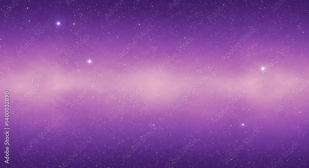 Fototapeta premium Purple Nebula's Whisper AI Generated