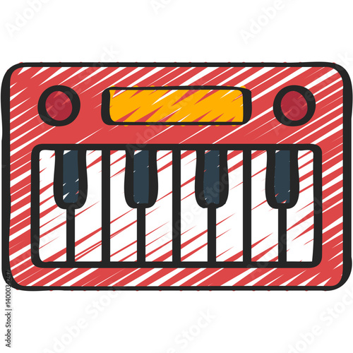 Electronic Keyboard Icon