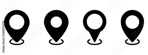 Location pin icons.Location pin icon collection