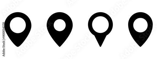 Location pin icons.Location pin icon collection