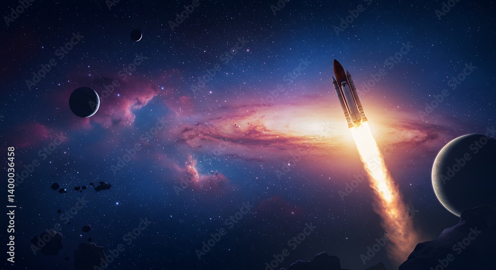 Cosmic Ascent AI Generated Cosmic Ascent AI Generated