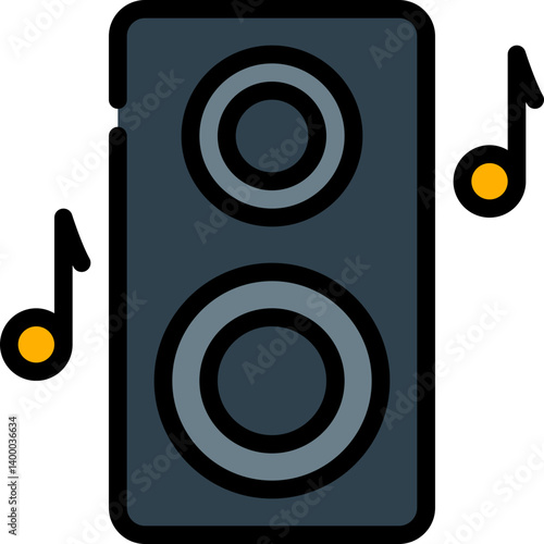 Music Subwoofer Speaker Icon