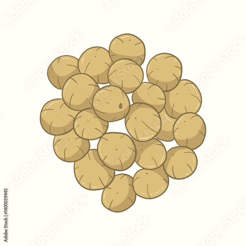 Pepper flat design cartoon icon illustration