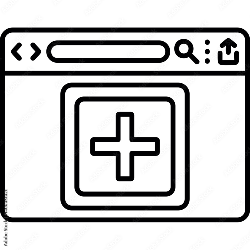 Obraz premium Add icon