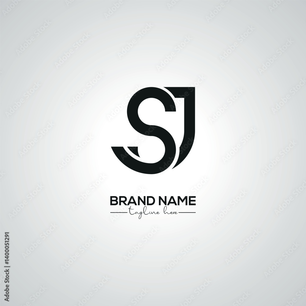 Creative Modern JS SJ Lettermark Logo Design for Corporate Branding.
