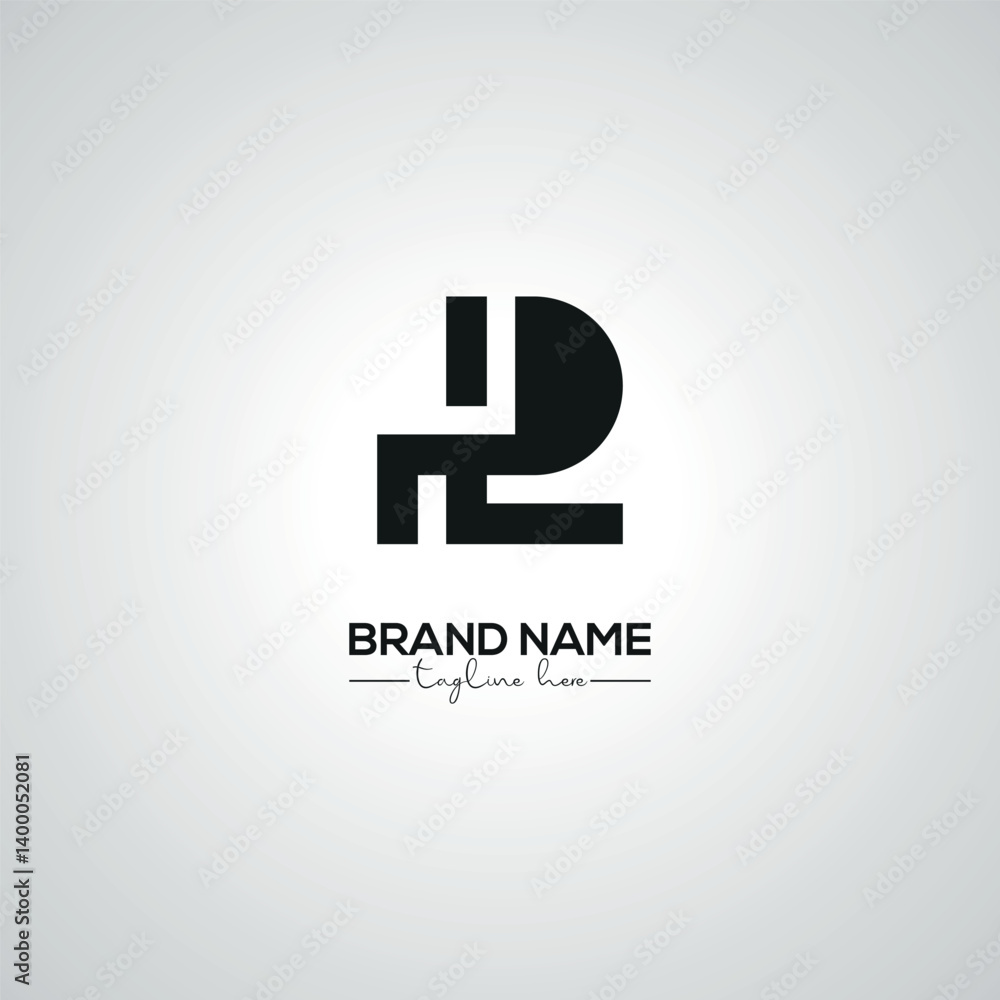 Creative Modern PL LP Lettermark Logo Design for Corporate Branding.