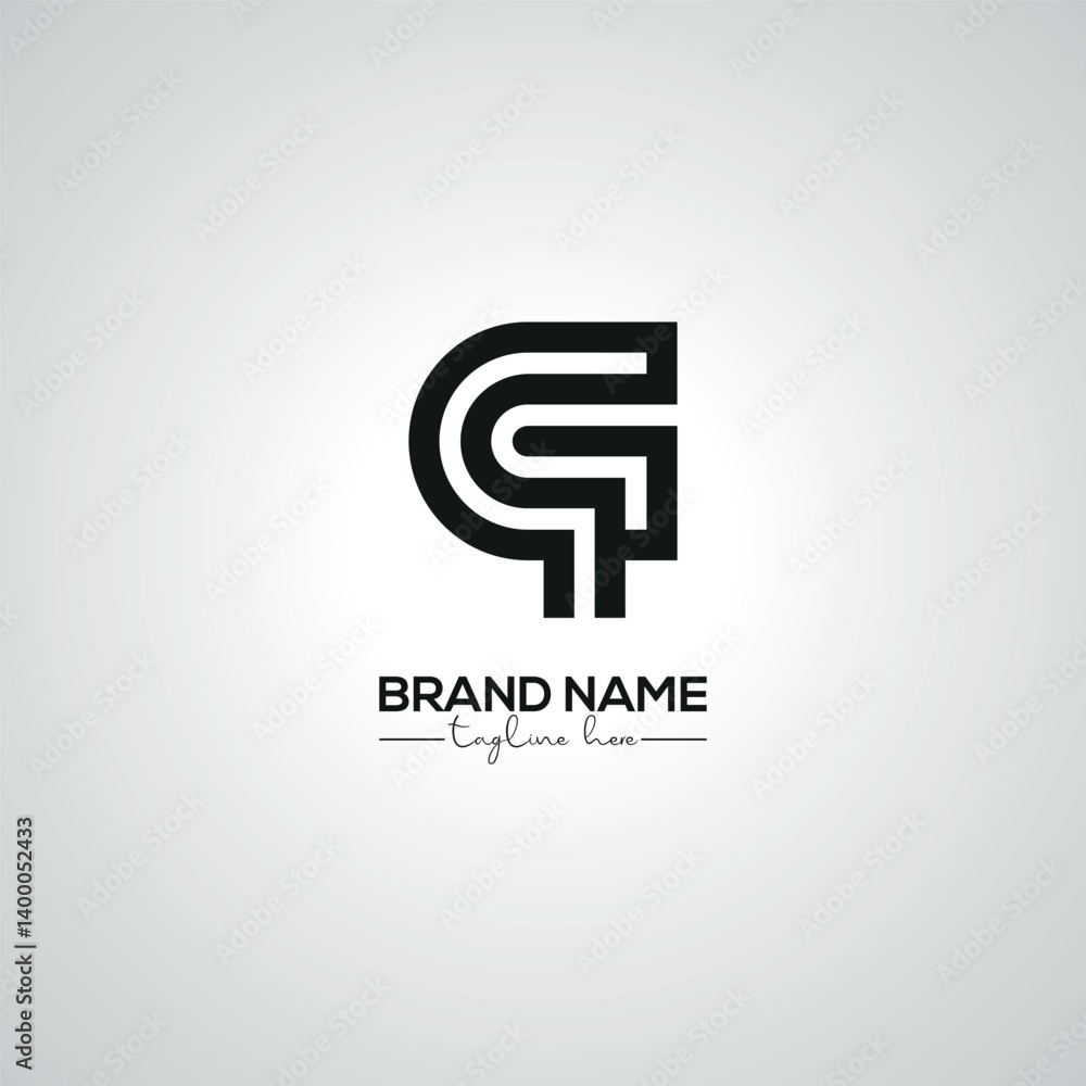 Creative Modern QG GQ Lettermark Logo Design for Corporate Branding.