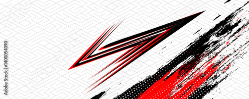 A vector graphic depicting abstract stripe racing designs suitable for vehicle decal wraps, race cars, rally vehicles, adventure themes, and livery designs