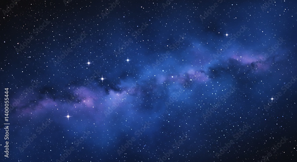 Fototapeta premium Cosmic Tapestry AI Generated