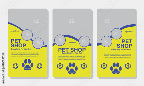 Template Story Design Pet Shop