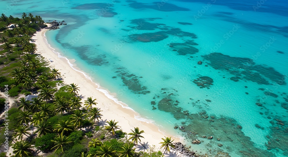 Obraz premium Turquoise Embrace AI Generated