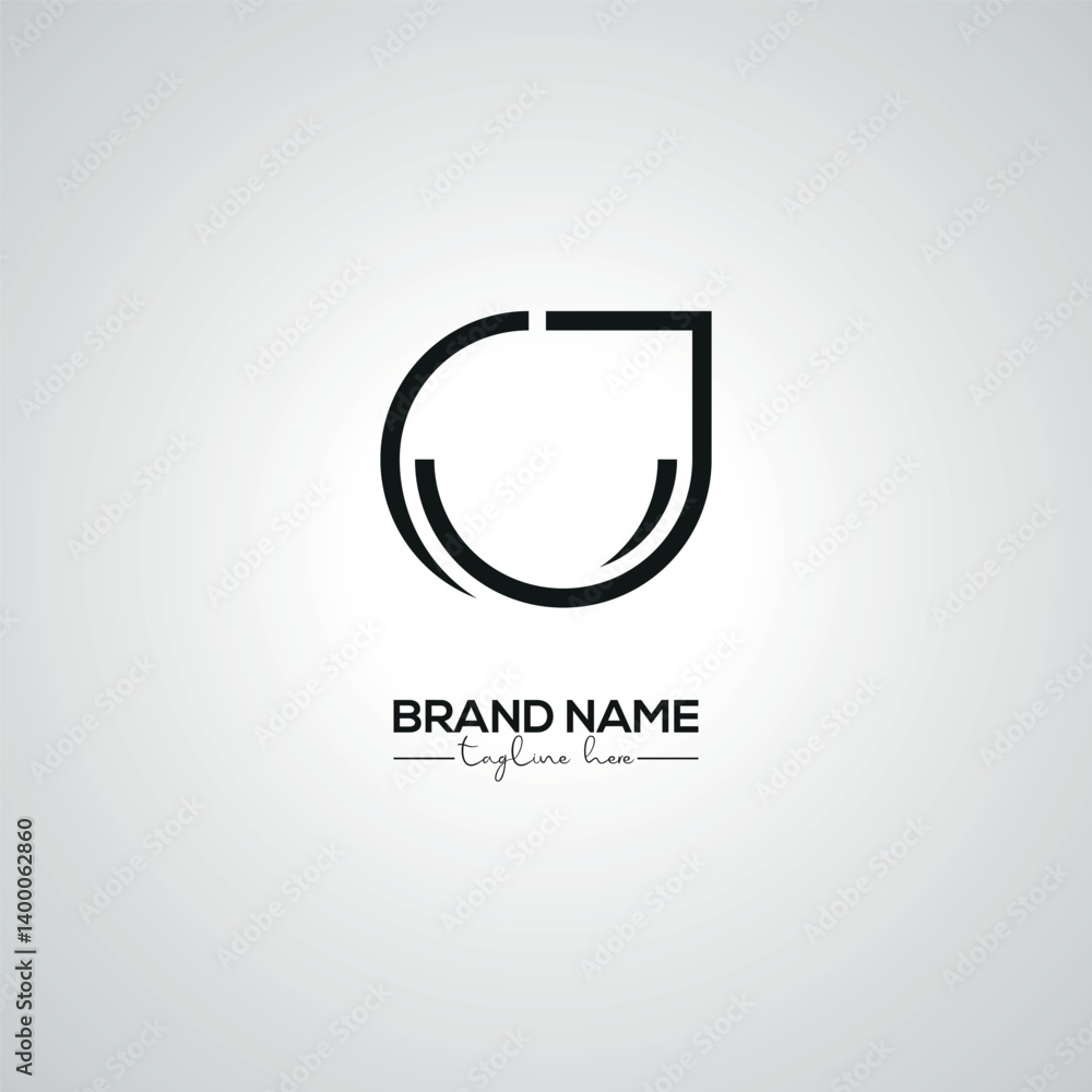 Creative Modern CJ JC Lettermark Logo Design for Corporate Branding.