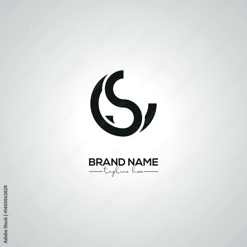 Creative Modern CS SC Lettermark Logo Design for Corporate Branding.