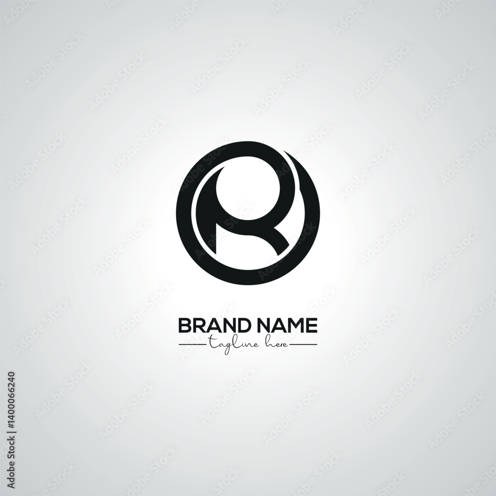 Creative Modern OR RO Lettermark Logo Design for Corporate Branding.