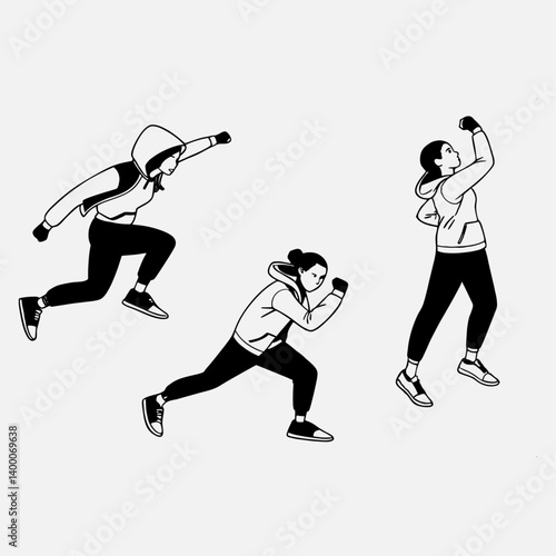 Black football player silhouette vector run action sport