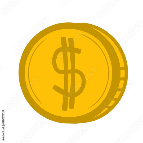 gold dollar sign