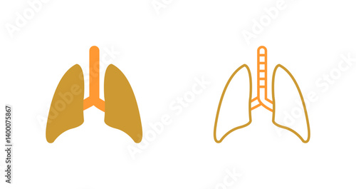 Lung Icon Design