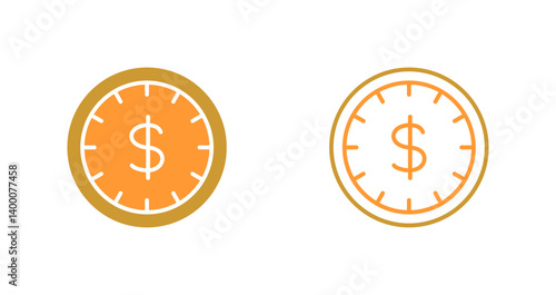 Time is Money Icon Design