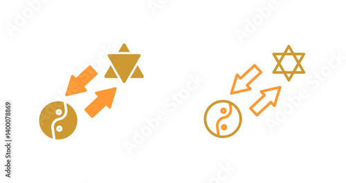 Cultural Exchange Icon Design