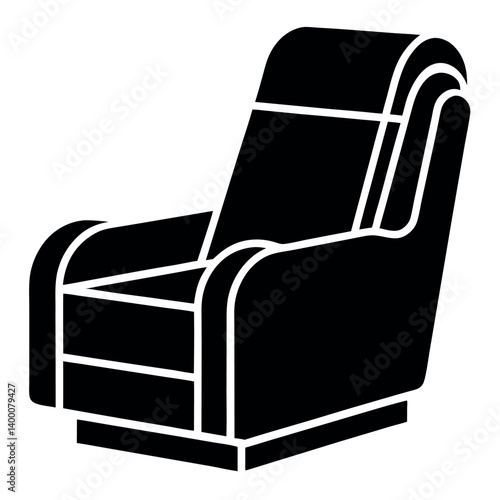 Stylish Armchair Icon for Interior Design