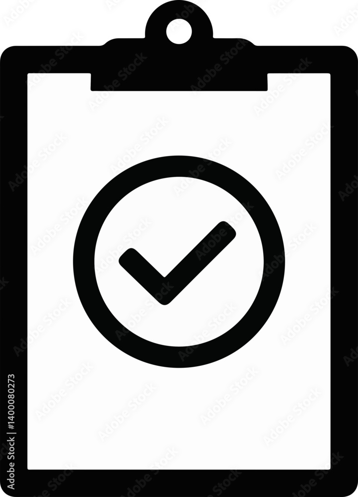 clipboard with check mark